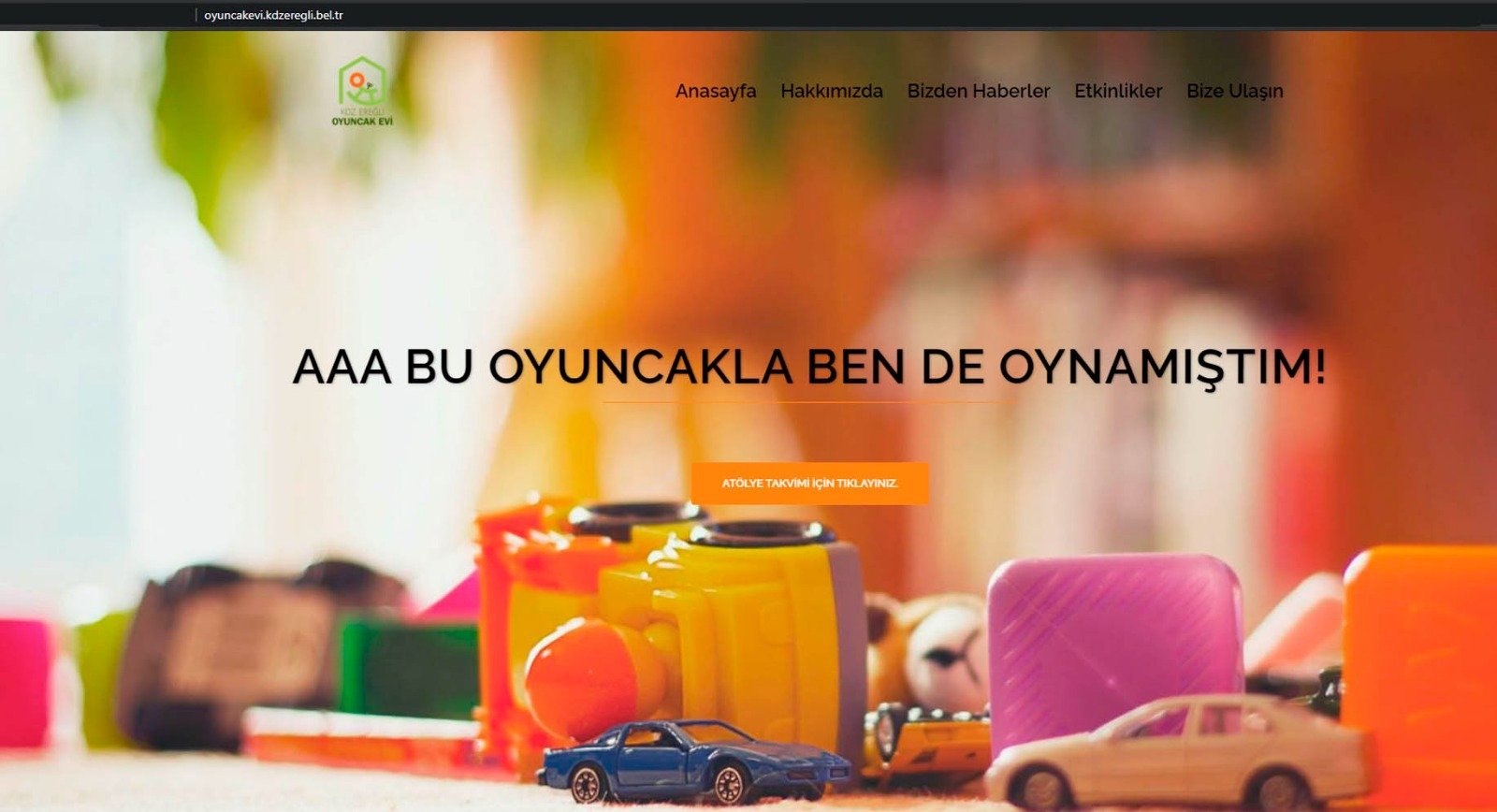 OYUNCAK EVİ WEB SAYFASI YAYINDA