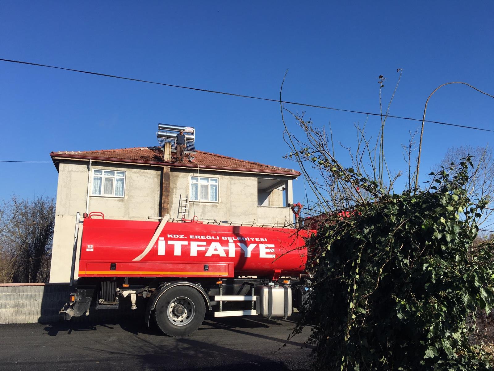 Ereğli’de yangın