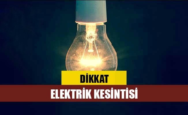 Dikkat Elektrik Kesintisi