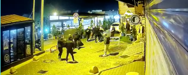 İşte dehşet anları İlçe başkanı ve babası tutuklandı!