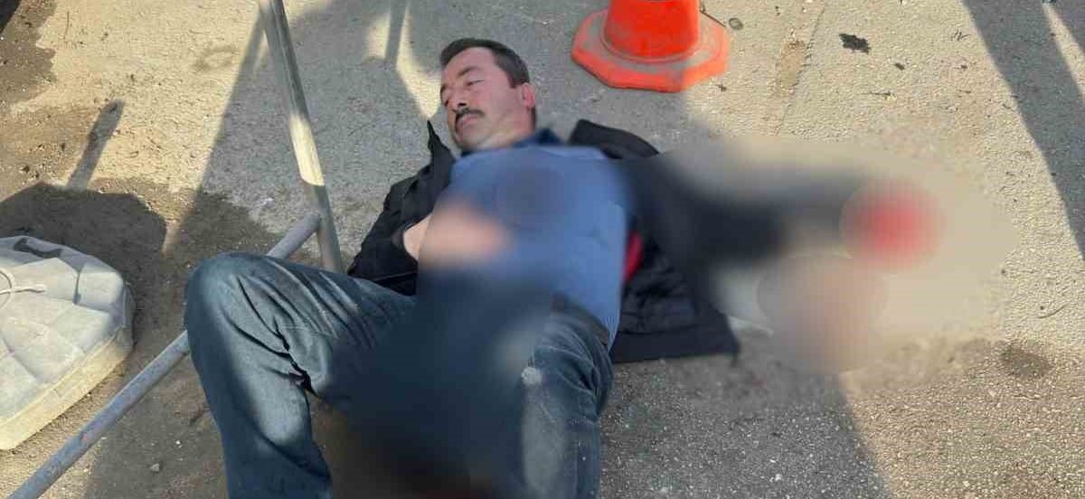 Enişte dehşeti kamerada: Babası için silahın önüne atladı