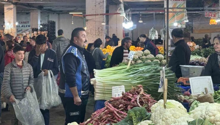 Zonguldak Halk Pazarında Zabıta Fiyat Denetimi Yaptı