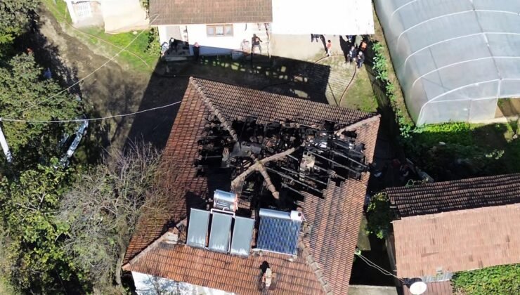 Düzce’de Sobadan Çıkan Yangın Korkuttu, İtfaiye Zamanında Müdahale Etti