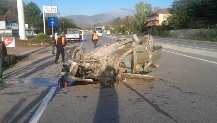 Zonguldak-Devrek Yolunda Trafik Kazası: 1 Yaralı