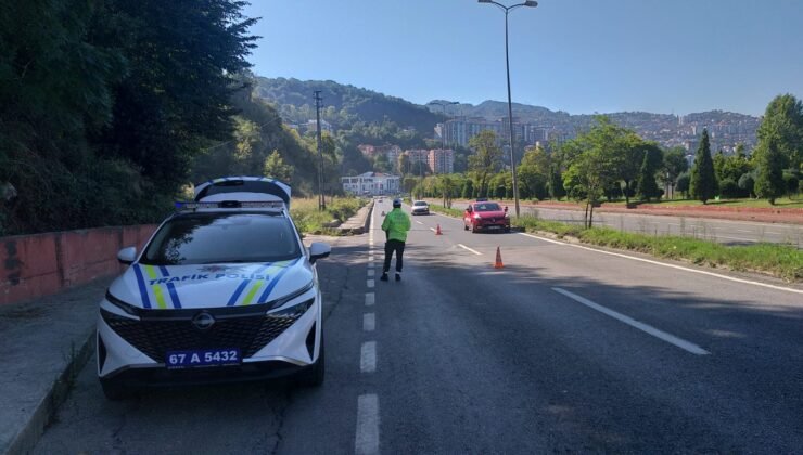 Zonguldak’ta güvenlik güçlerinin yoğun denetimi sürüyor