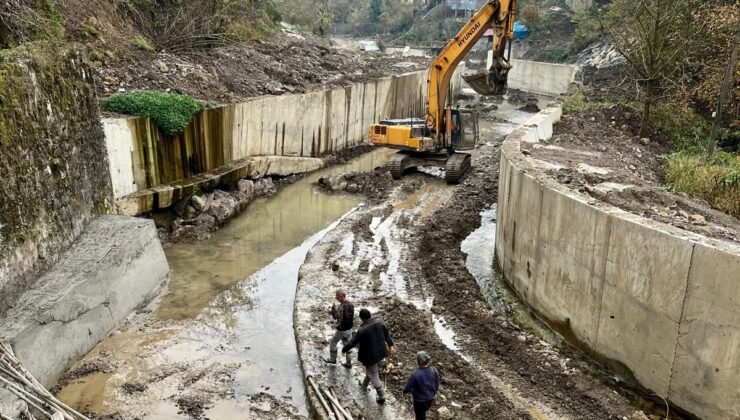 Milletvekili Avcı, “16 milyon TL yatırım bedeliyle Kozlu’da dere ıslahlarına devam ediyoruz”