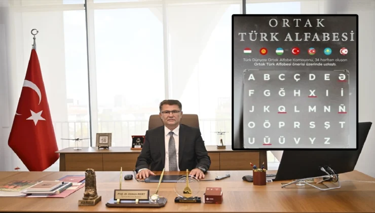 TDK Başkanı Prof. Dr. Osman Mert, Türk Dünyası Ortak Alfabe’sini Açıkladı
