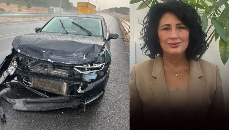 Kınık Belediye Başkanı Sema Bodur Trafik Kazası Geçirdi!