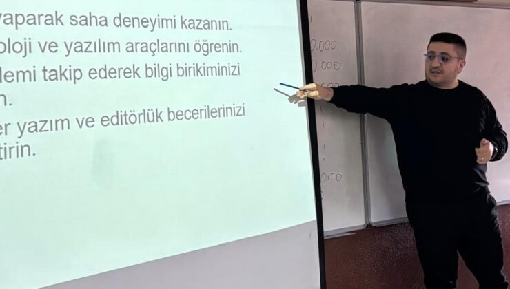 Ajans haberciliğinin perde arkası BEUN Meslek Yüksekokulu’nda anlatıldı