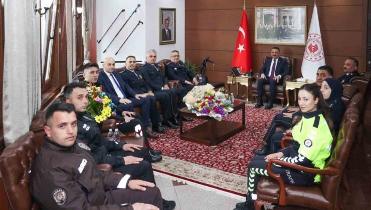 Vali Hacıbektaşoğlu, Sinan Ergen ve heyetini kabul etti