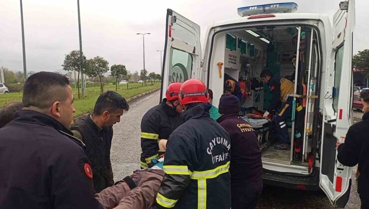 Zonguldak’ta ambulans ile otomobil çarpıştı: 6 yaralı