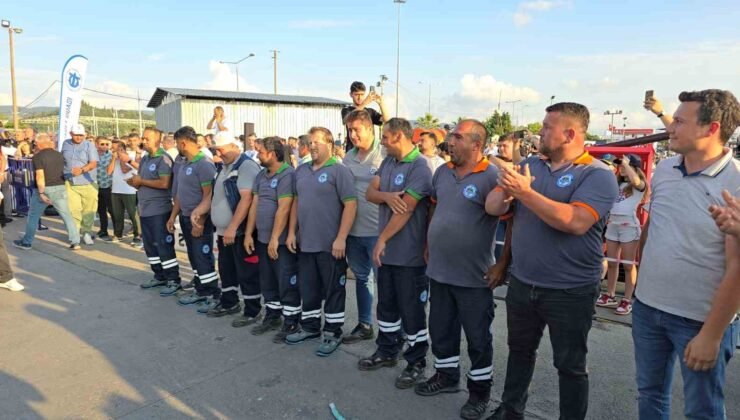 Süpürgeyi bıraktılar, halatı tuttular