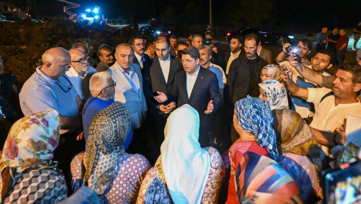 Adalet Bakanı Yılmaz Tunç’tan Bartın’daki yangın sonrası geçmiş olsun ziyareti