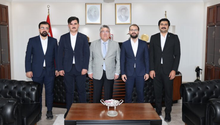 BEUN Rektörü Özölçer, TÜGVA heyetini makamında ağırladı