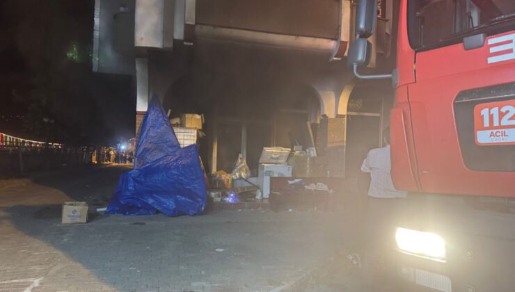 Devrek’te iş yerinde yangın paniği