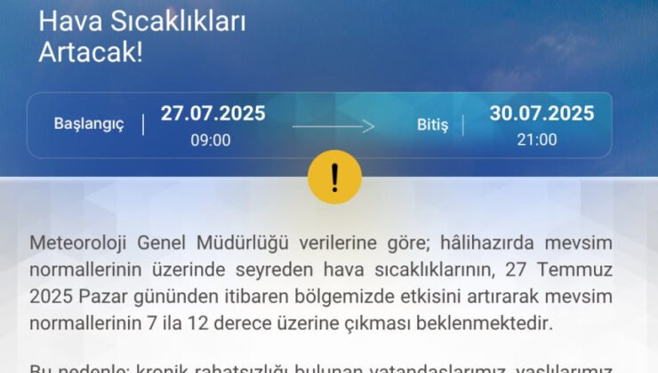Zonguldak’ta sıcaklıklar mevsim normallerinin üzerine çıkıyor