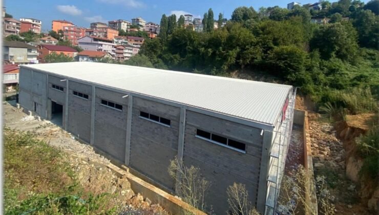 Çağlayan açıkladı; spor salonu inşaatında sona gelindi