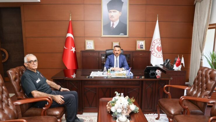 Düzce’ye atanan Ahmet Güngör’den Vali Hacıbektaşoğlu’na veda ziyareti