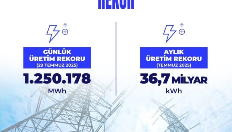 Enerji ve Tabii Kaynaklar Bakanı Bayraktar: Elektrik üretiminde rekor kırıldı