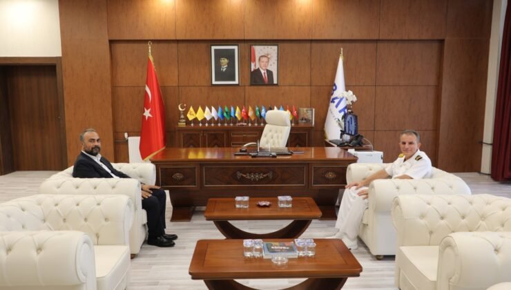 Garnizon Komutanı Şahin’den Rektör Akkaya’ya veda ziyareti