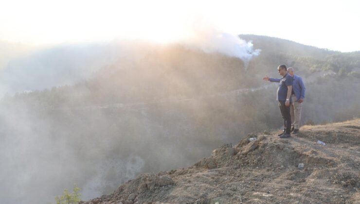 Karabük’te orman yangınına müdahale sürüyor