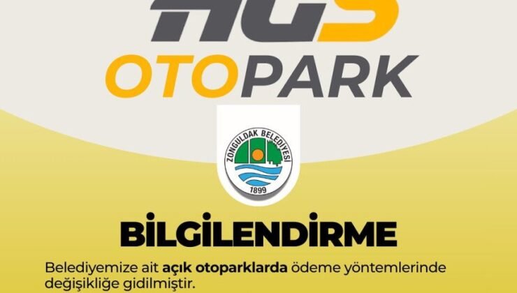 Zonguldak Belediyesi otoparklarda nakit dönemi sona erdi