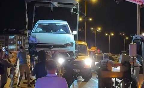 Zonguldak Ereğli’de Köprü Üzerinde Kaza: 1 Yaralı