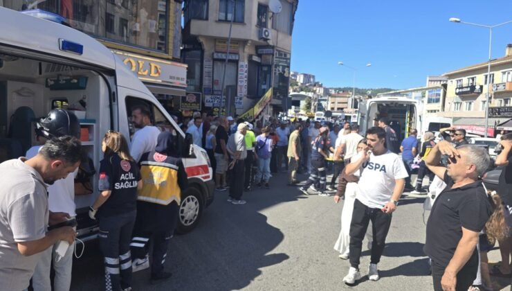 Zonguldak Ereğli’de motosiklet yayaya çarptı: 2 yaralı
