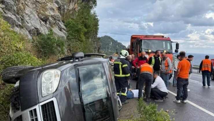 Zonguldak’ta yağış kazayı beraberinde getirdi: 1 yaralı