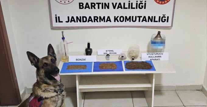 Bartın’da uyuşturucu operasyonu: 1 gözaltı