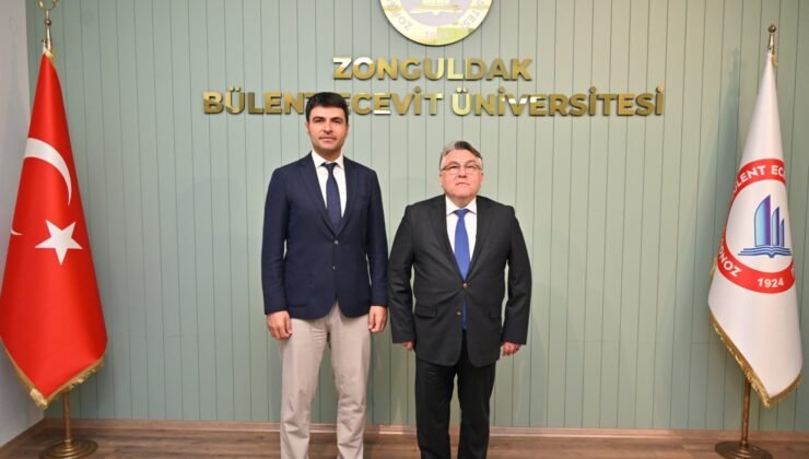 BEUN Rektörü Özölçer, Bölge Müdürü Yeğin’i kabul etti