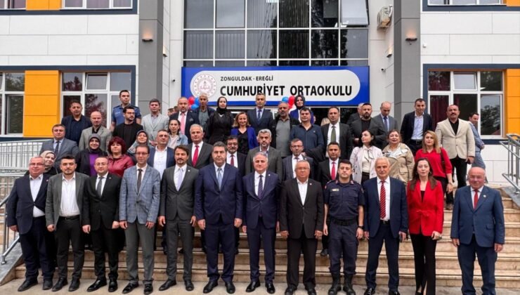 Kdz. Ereğli Cumhuriyet Ortaokulu yeni binasıyla görkemli bir törenle açıldı