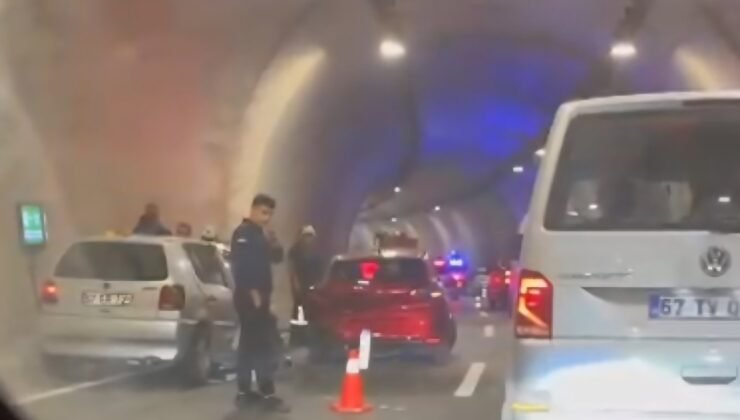 Kozlu Tünellerinde trafik kazası: 5 yaralı