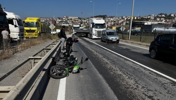 Otomobil Motosiklete Çarpıp Kaçtı: 1 Yaralı