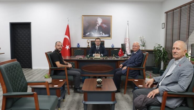 Yavuz Erkmen’den İl Milli Eğitim Müdürü Keskin’e ziyaret