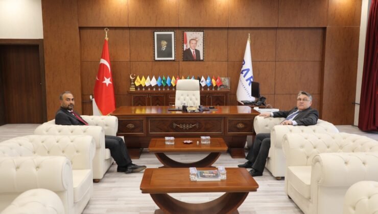 Zonguldak Bülent Ecevit Üniversitesi Rektörü Özölçer, Rektör Akkaya’yı ziyaret etti