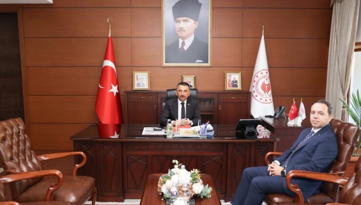 Zonguldak Valisi Hacıbektaşoğlu, İl Milli Eğitim Müdürünü Kabul Etti