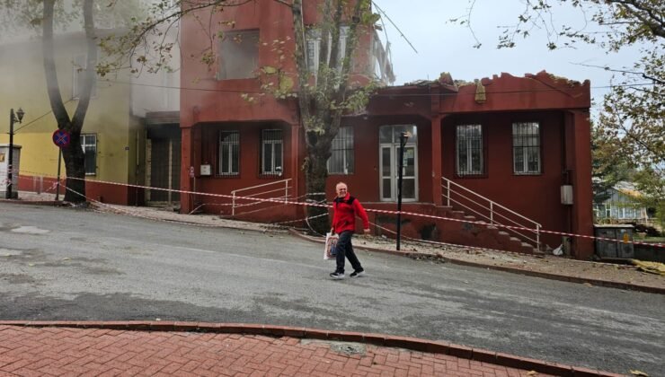 Kontrollü yıkım sırasında yürekler ağza geldi