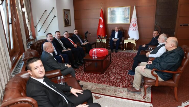 Şentop Zonguldak’ta protokolle buluştu