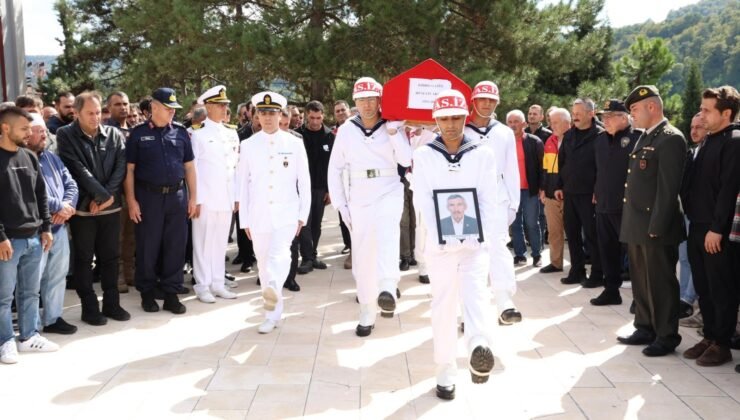 Zonguldak’ta Kıbrıs Gazisi Hüseyin Akçan son yolculuğuna uğurlandı