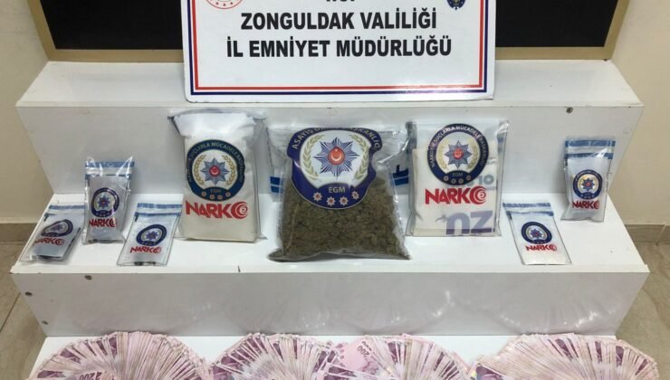 Zonguldak’ta narkotik operasyonu: 3 şüpheli yakalandı, 2’si tutuklandı