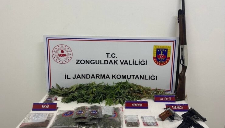 Zonguldak’ta uyuşturucu ve tarihi eser ele geçirildi