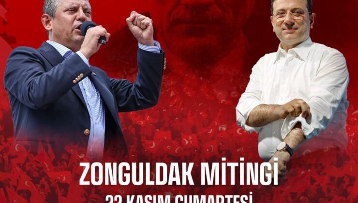 CHP Lideri Özgür Özel 22 Kasım’da Zonguldak’ta Halkla Buluşacak