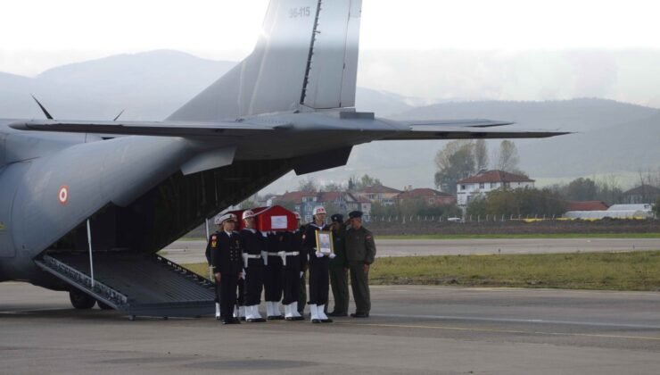 Şehit Astsubay Nuri Özcan, gözyaşlarıyla karşılandı