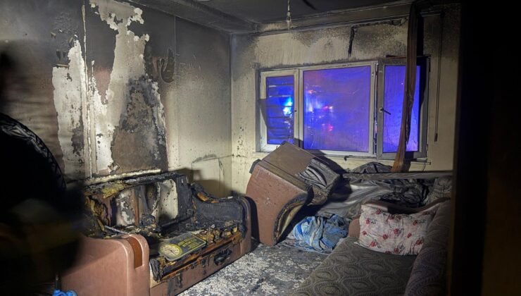 Alaplı’da yangın: Dairede bir oda zarar gördü