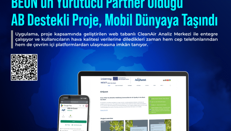 “BSB AirQuest” Mobil Uygulaması Yayında: Karadeniz’in Hava Kalitesi Artık Cepte