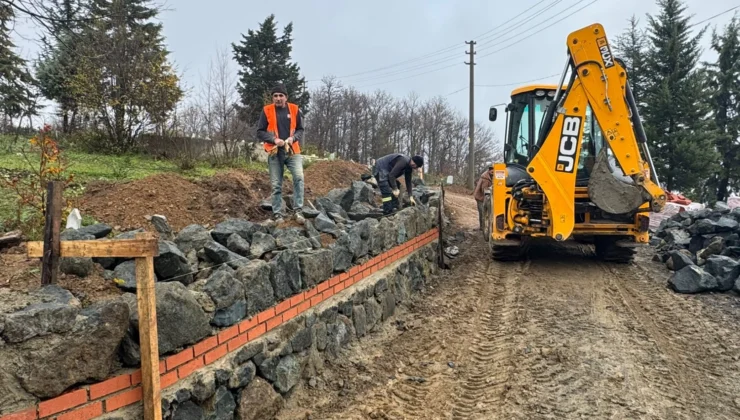 Kocaeli’de Mezarlıklara 6 Bin Metreküp Taş Duvar