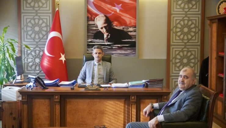 Tarım Müdürü Nihat Ağan Çaycuma Kaymakamı Adem Kaya’yı Ziyaret Etti