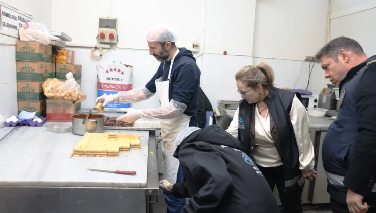 Fırın Ve Pastanelere Şok Baskın