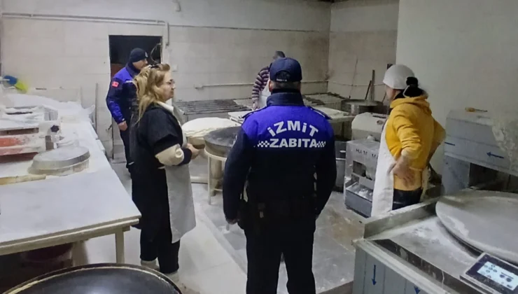İzmit Zabıtası Ramazan Öncesi Denetimleri Artırdı